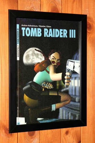 Affiche Promo Vintage Officielle Tomb Raider - PS1 - 59x42 Cm - Old Store