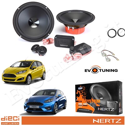 Hertz DSK 165 dsk165.3 Altoparlanti 2 vie + supporti casse FORD KA dal 2009