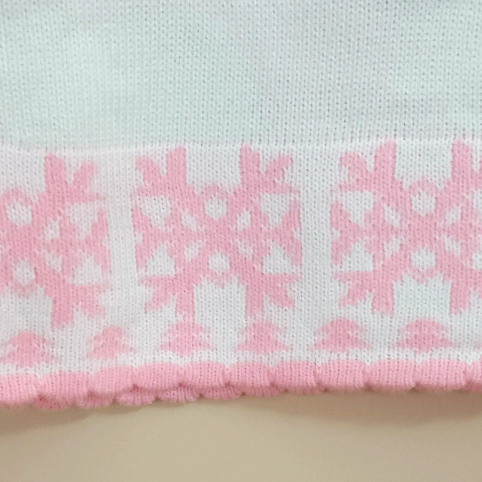 NEW Embroidered Reindeer Sweater Dress 18M Bonnie Baby Jumper Scallop Edges - Image 4 of 4