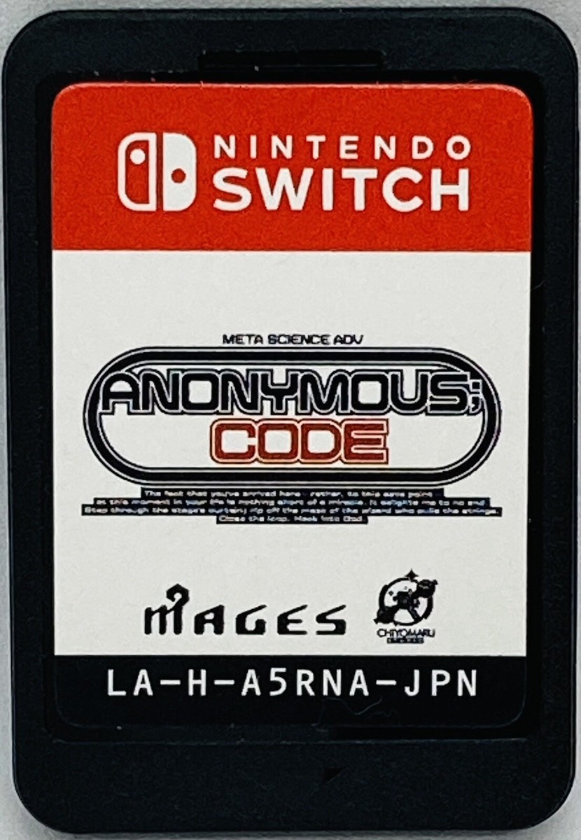 Nintendo Switch ANONYMOUS;CODE Japanese Games | eBay