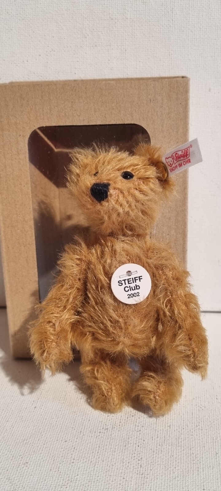 Mini-Ours Steiff-Club 2002 rare avec certificat d'authenticité