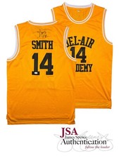 Will Smith Signed Fresh Prince Of Bel-Air Basketball Academy Jersey ~ JSA COA
