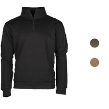 Mil-Tec Tactical Sweatshirt Zipper Pullover Ranger Outdoor Bundeswehr Army BW