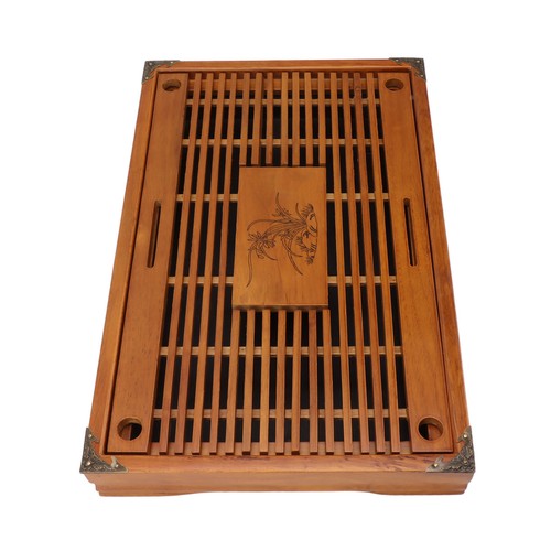 Kung Fu Tea Tray Water Tray Tea Set Tray Drainage And Water Storage Solid Wo - Picture 10 of 12