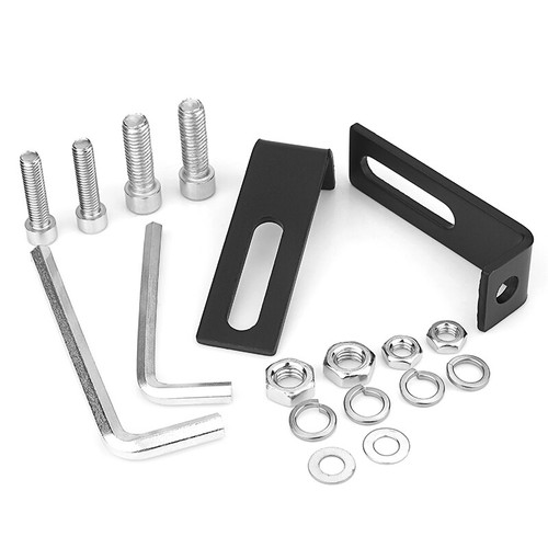 2X Motorcycle Headlight Spot Light Extension Bracket L Shaped Mount Clamp Holder - Picture 12 of 13