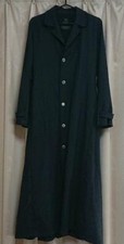 Used Y's Yohji Yamamoto Long Coat L Size 3 Gray Length 140cm Wool Cupra