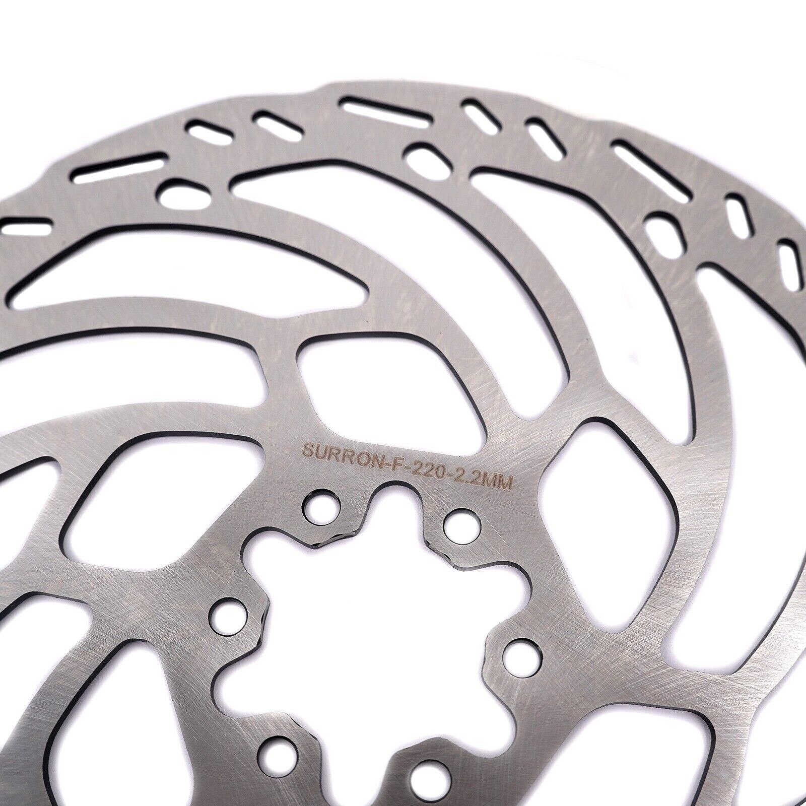 KKE 220mm Front Brake Disc Rotor Red Bracket Fit E-Ride PRO-SS 2024 ...