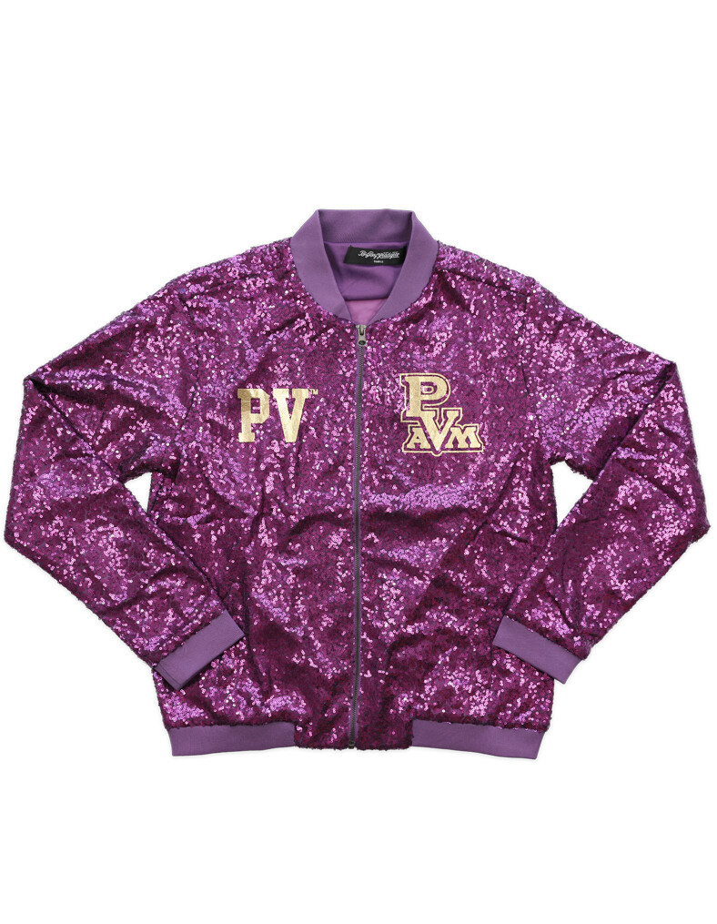 PRAIRIE VIEW A\u0026M LETTERMAN JACKET 