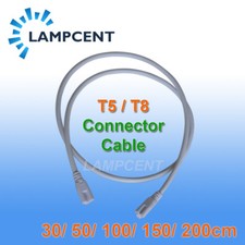 4-50 X 1FT 6FT Wire Extension Cords Connector Cable T8 T5 LED Tube Light Fixture