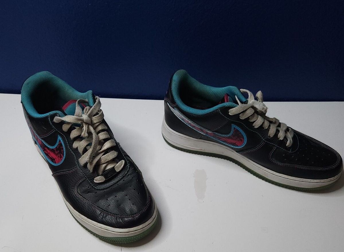 Nike Air Force 1 Low Black Size 8 DD9183-001 Miami Nights  display picture 1