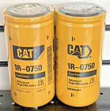  Brand New Cat Pack Of 2 1r0750 Fuel Filters Caterpillar