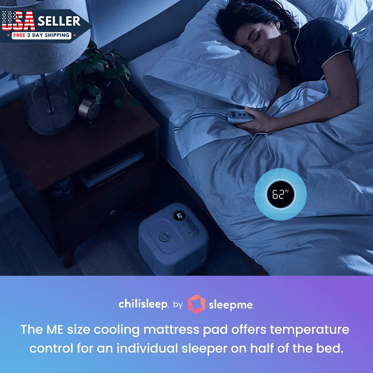 Chilisleep Cube Sleep System - ME and WE Zones - Cooling and Heating  Mattress Pa | eBay