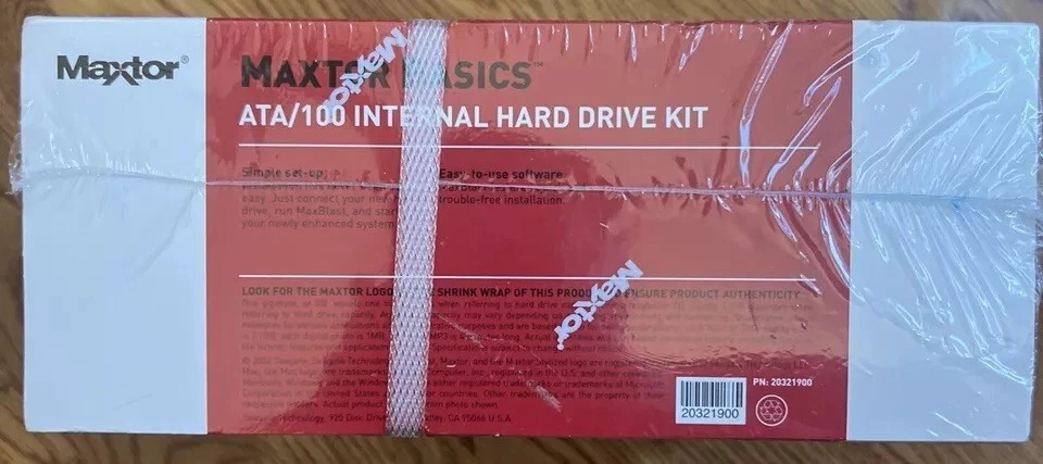 Maxtor Basics 160GB ATA/100 Internal Hard Drive Kit New And Sealed. - Image 3 of 4