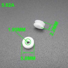 10Pcs X 5.8MM Plastic Pulley Gear Model Wheels Aperture dia.5.8mm dia.2mm 1.95MM