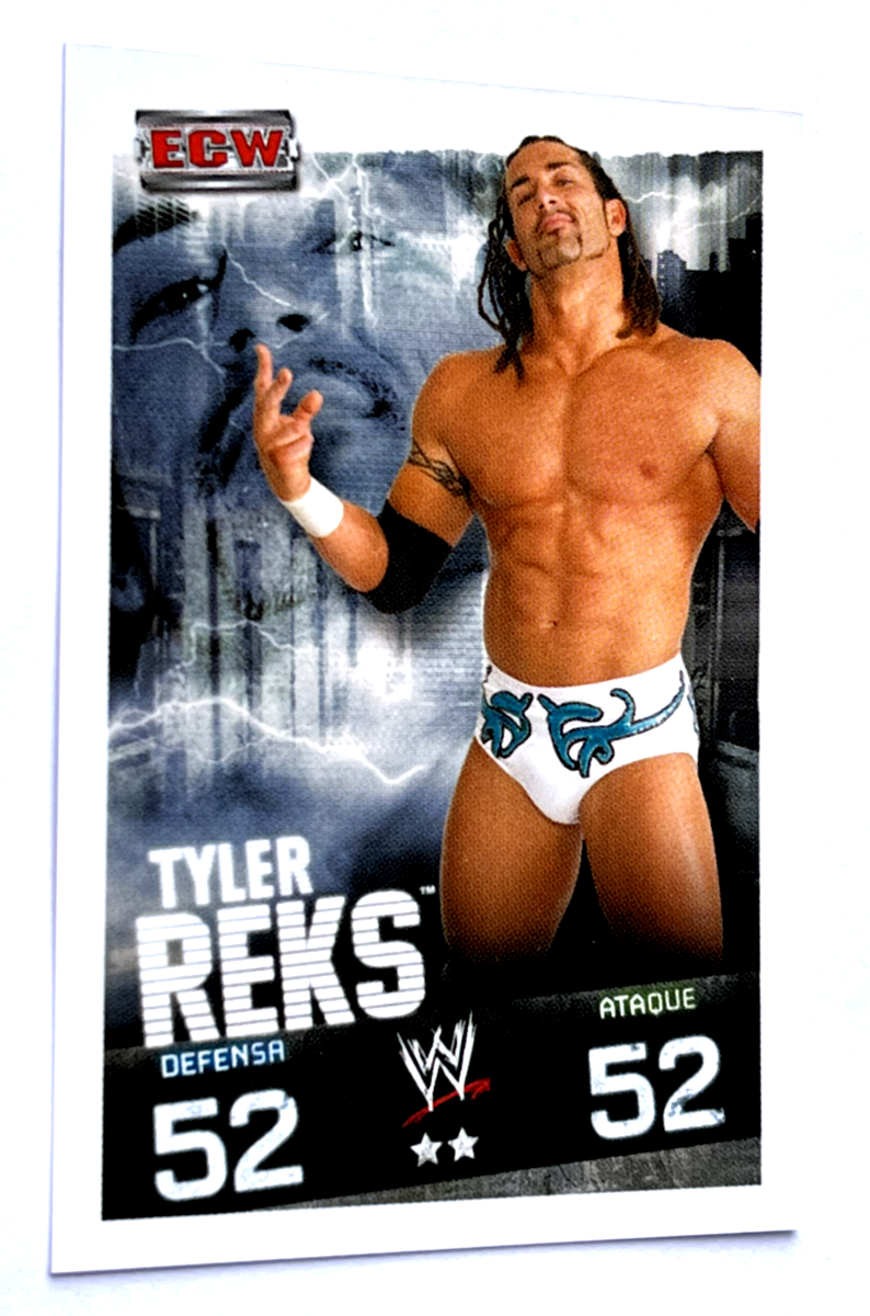 2009 WWE Topps Slam Attax Evolution TCG #128 TYLER REKS Ecw Cards