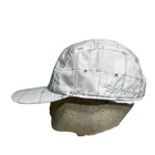Chapeau Lacoste Supreme Grille Réfléchissante Nylon Casquette de Camp Logo Blanc Casquette Réglable