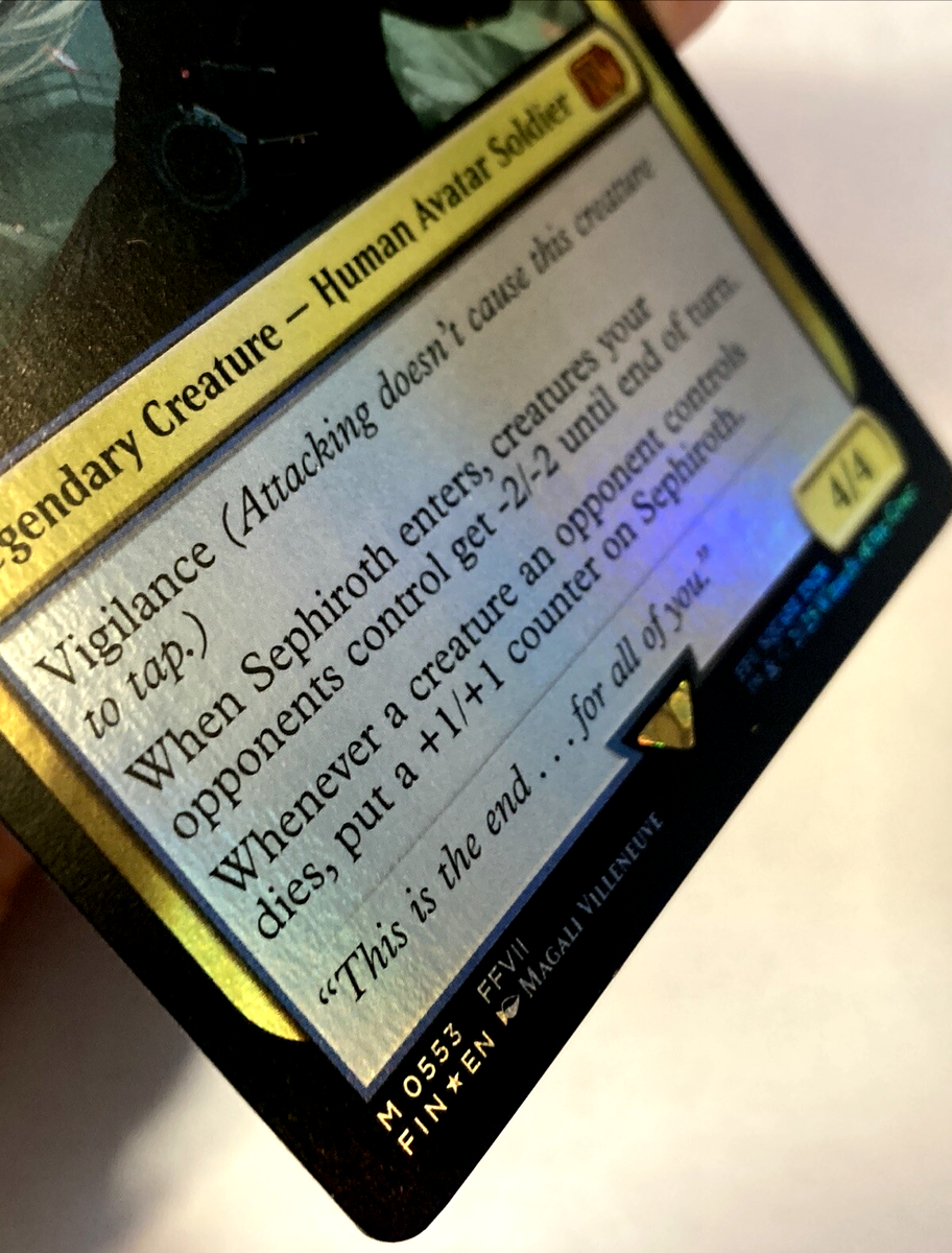 MTG Sephiroth, Planet's Heir (Foil) Final Fantasy 553 NM | eBay