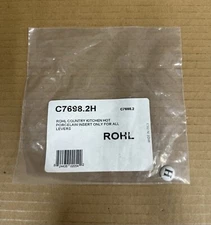 Rohl C7698.2H Country Kitchen Lever HOT Porcelain Insert