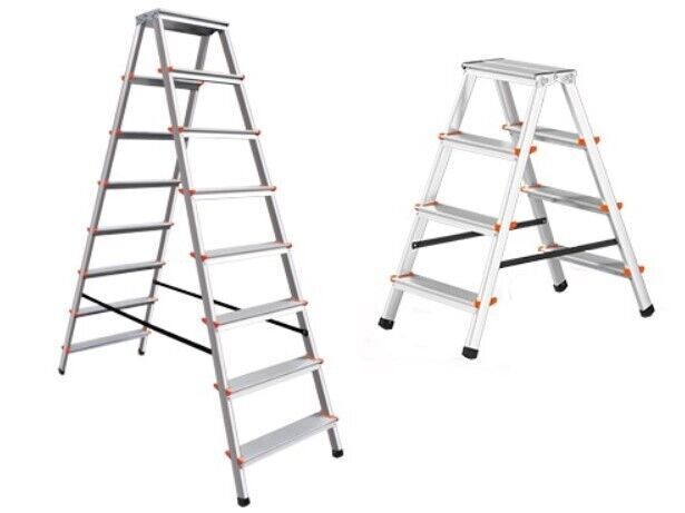 Scala Alluminio Brixo 6 Gradini EN131/6 | Altezza 123cm Portata 150kg