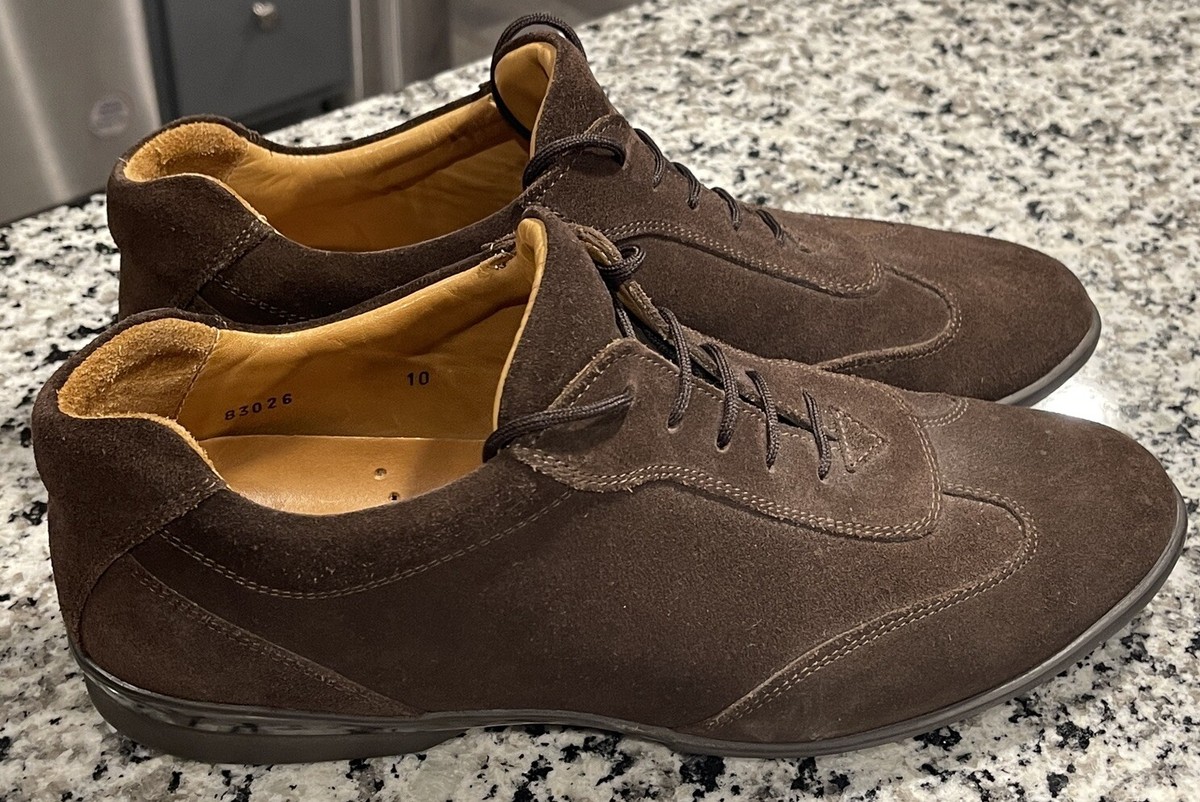 Brooks Brothers 1818 Wingtip Oxford Shoes Men\'s 10 Made in Italy Brown Leather Brooks Brothers Oxford Leather Upper Dress Shoes for Men for  main image 3