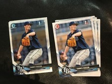 2018 Bowman Draft BD-78 Tanner Dodson 15 count 4 chrome 11 base lot Tampa Bay