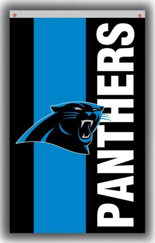 Bandera memorable para fanáticos del equipo de fútbol americano Carolina Panthers 90x150 cm 3x5 ft mejor estandarte - Imagen 1 de 3