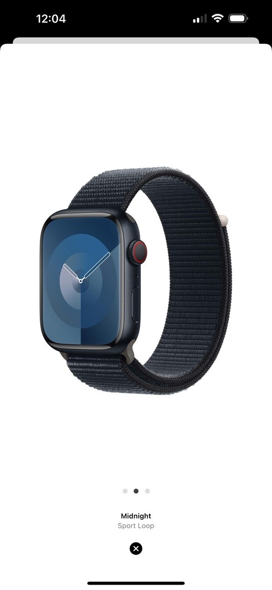 Apple Watch Sport Loop 41mm (38/40) Genuine OEM Storm Blue  display picture 1