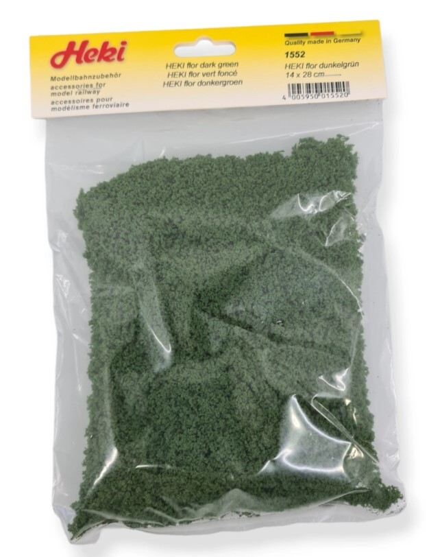 HEKI - Flock floreale verde scuro 28x14 cm -  - HEK1552