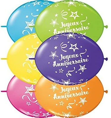 10 X Qualatex 12 Joyeux Anniversaire Quick Link Latex Balloons Party Supplies Ebay 10 X Qualatex 12 Joyeux Anniversaire Quick Link Latex Balloons Party Supplies Ebay