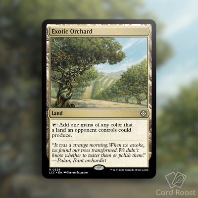 MTG Magic Exotic Orchard 0329 Commander: The Lost Caverns of Ixalan LCC