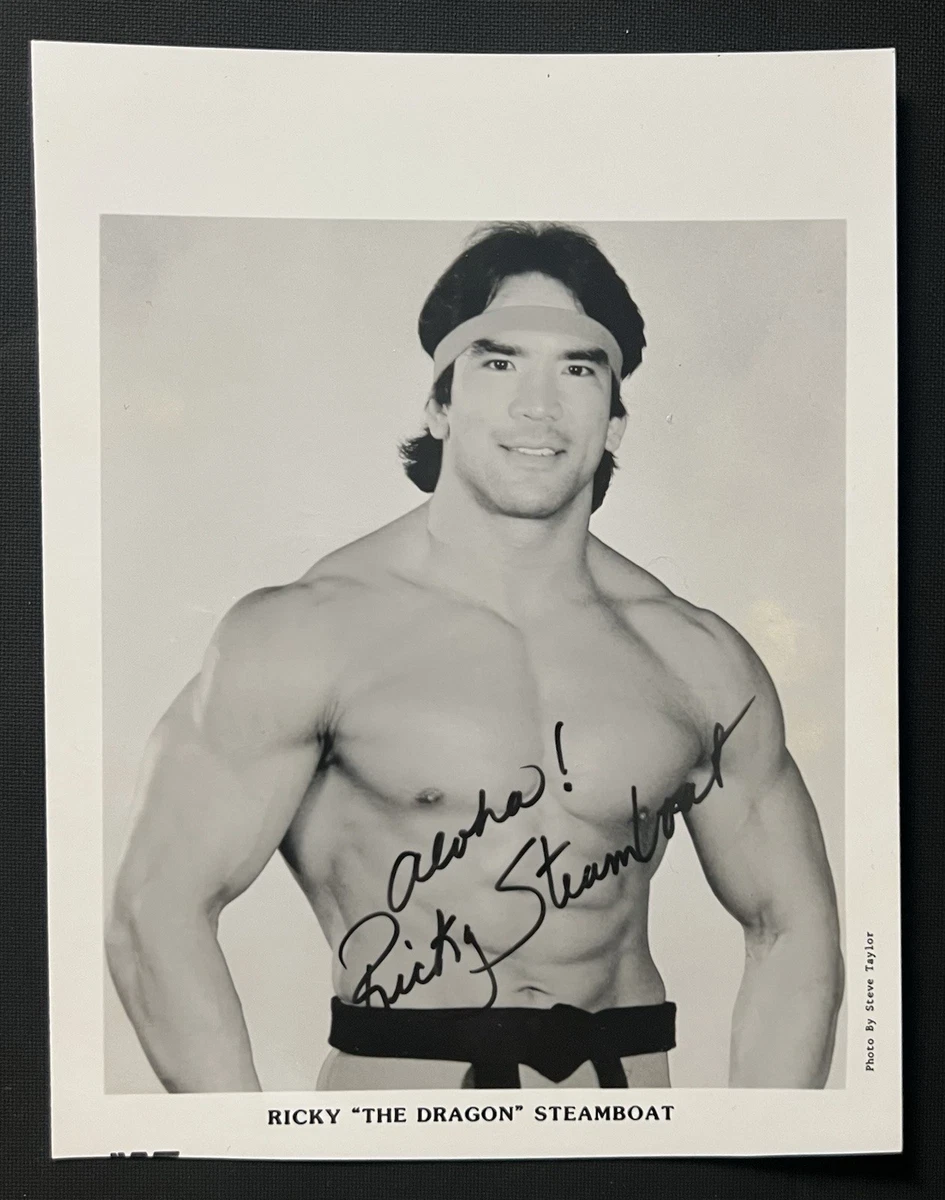 Ricky Steamboat WWE Wrestling Original Autographed Items for sale