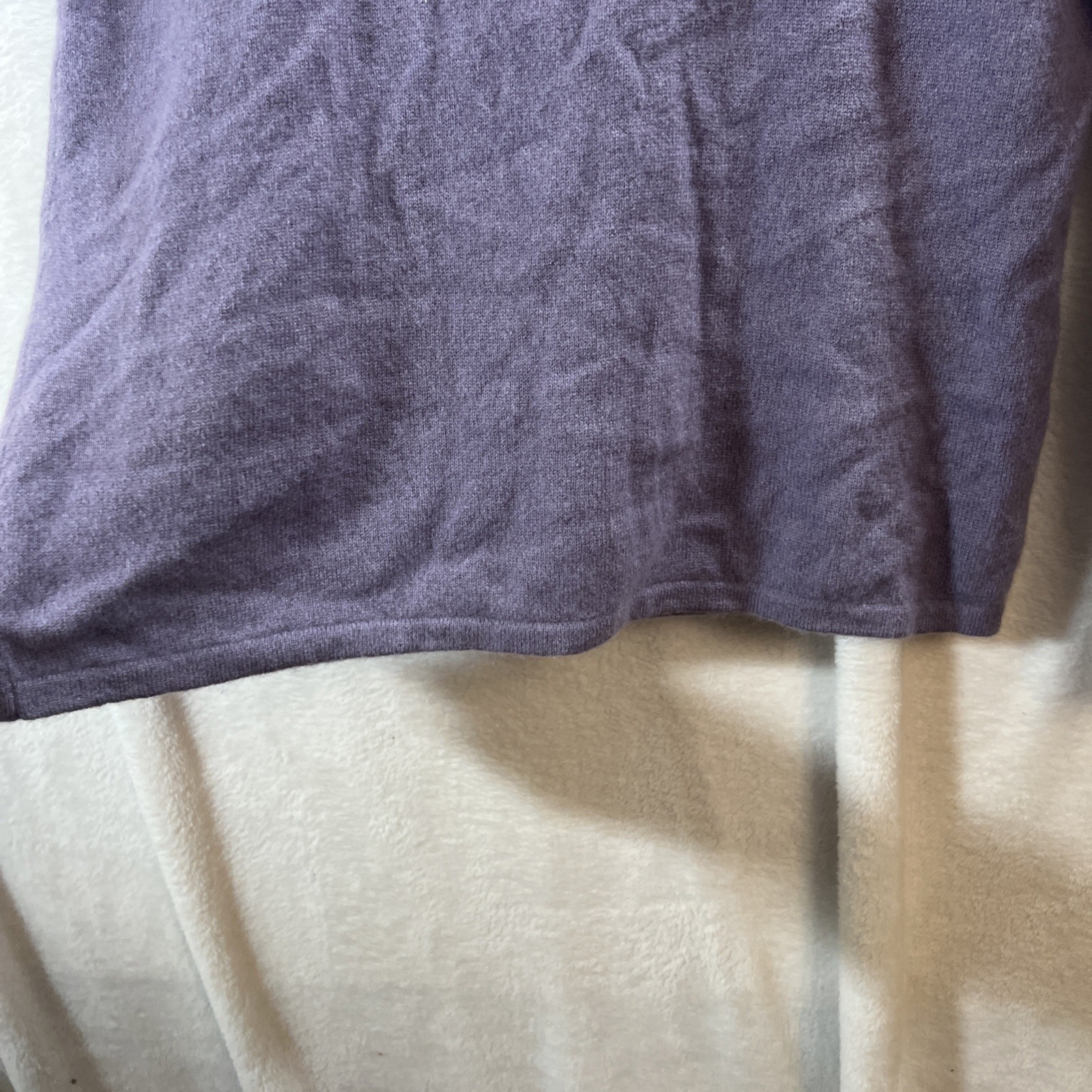 Pendleton 100% Cashmere Purple Pullover Sweater T… - image 8