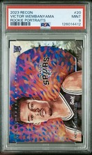 2023​-24 Panini Recon​ Victor Wembanyama Rookie Portraits​ RC PSA 9 MINT Spurs