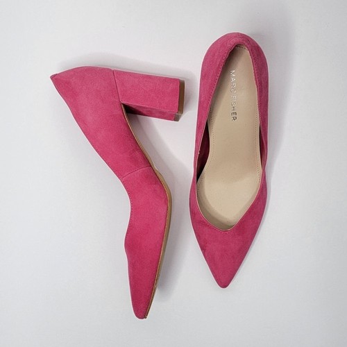 Marc Fisher Caitlin Pointed Toe Pumps - Pink - Picture 2 of 10
