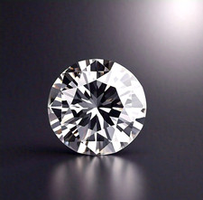Natural D Color 4.00 Ct Round Cut Loose Lab Grown CVD Diamond VVS1 Certified