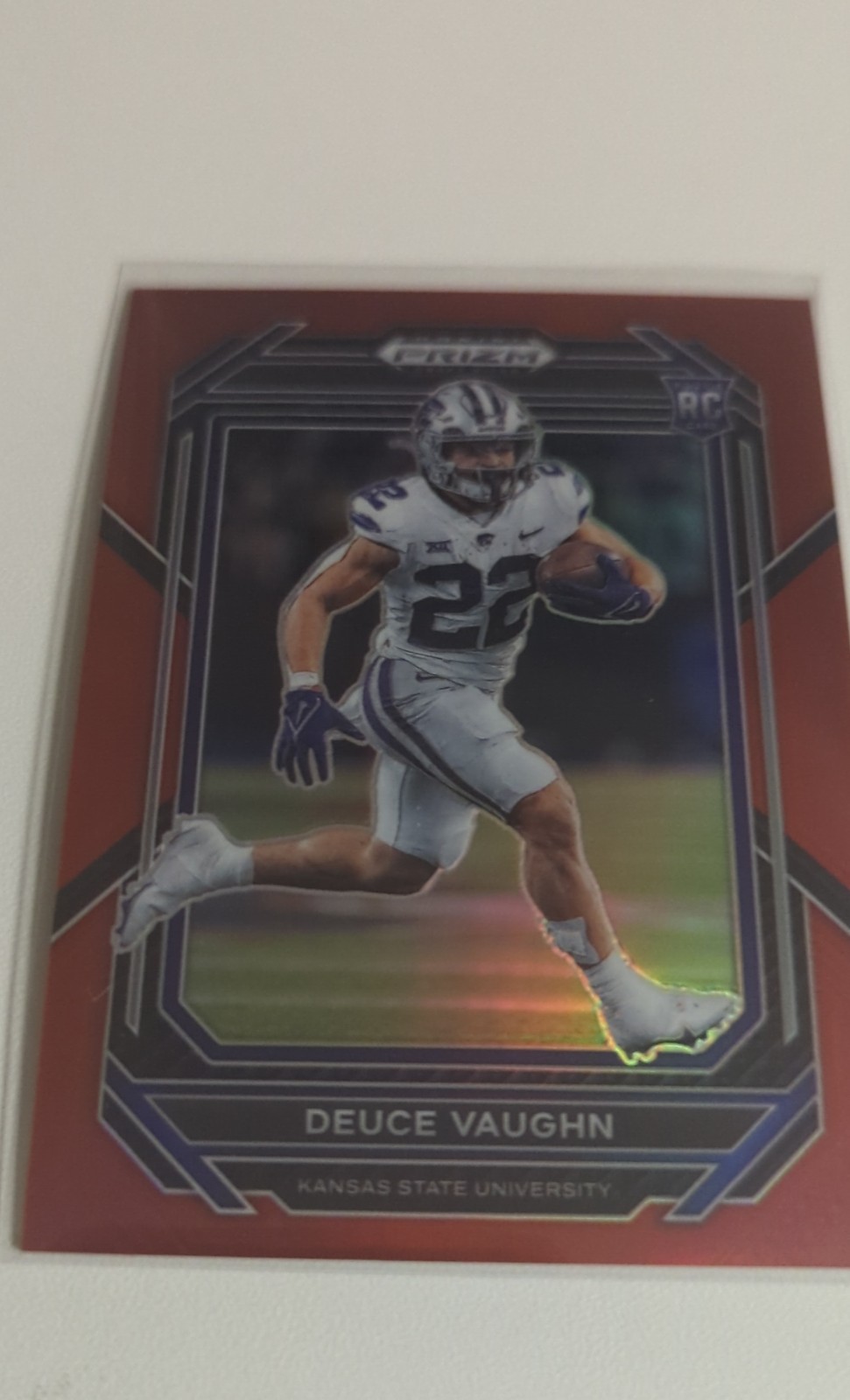 2023 Panini Prizm Draft Picks - Deuce Vaughn #126 Red Prizm /299 (RC)