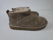 UGG Kid's Classic Ultra Mini Bootie Little Kids Size 12 W/side Zipper Warm