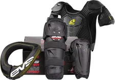 EVS Sports Youth Mini Slam Combo Plus Kit Black Mini