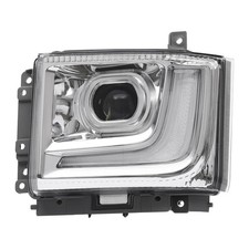 Halogen Headlight for ISUZU NPRHD NQR NRR 2023 2024 Left Clear Lens Grey Housing