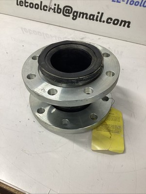 GRAINGER APPROVED AMSE204 Expansion Joint,4 in,Flanged,EPDM 1CZE5 Q-327s