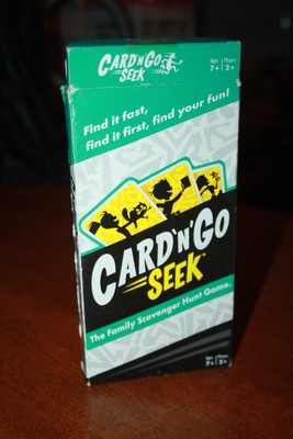 Card 'n Go Seek - Car Card Game -The Family Scavenger Hunt Game - Mattel 2016