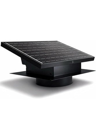 25W Solar Attic Fan, 8 Inch IP68 Waterproof Solar Roof Vent Fan House Garage
