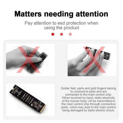 USB 3.0 PCI-E Card M.2 to PCIE Extender Riser 4 Port Extension Adapter Card f - Afbeelding 8 van 9