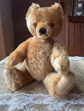 Original 1950 Steiff Glass Eyed Mohair Plush Bear