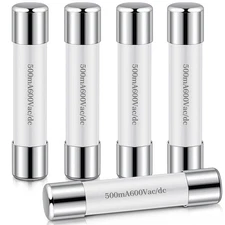 5 Pcs Ceramic Fast Fuses for Multimeters 600V Fuse use in... 