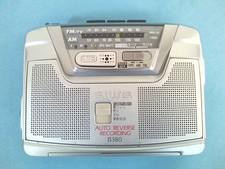 Aiwa Hs-js380 Stereo Radio Cassette Recorder Auto Reverse Record Fully Working
