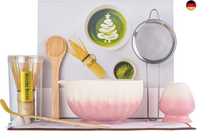 Matcha Set - 8 stuck Vollständiges Matcha Tee Zeremonie Set mit Chasen,
