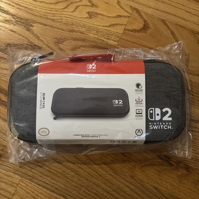 Brand New PowerA Slim Case for Nintendo Switch 2 in Dark Heather Gray