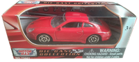 Motormax Porsche 911 Carrera Red 1:64 Scale 3 Inch Toy Car Diecast