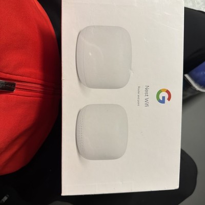 New-Sealed-Google-Nest WiFi-Router & Point-AC2200/1200-GA00822-US-Free